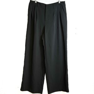 Sergio Hudson x Target Black Wide Leg Pants Womens XL Trousers Work Business